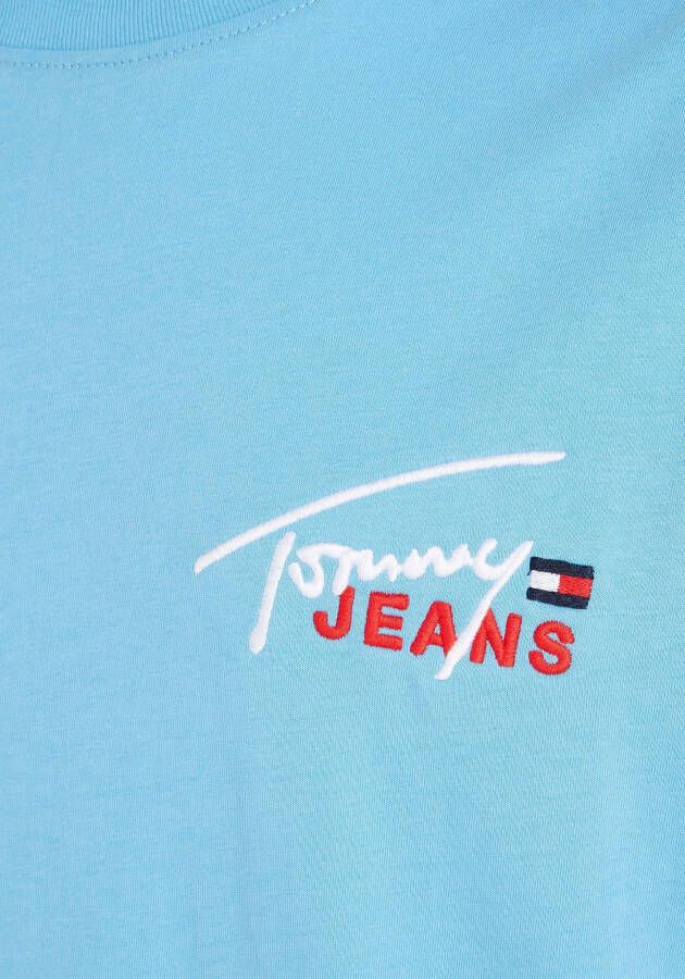TOMMY JEANS T-shirt TJM CLSC GRAPHIC SIGNATURE TEE met een ronde hals