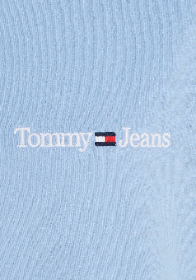 TOMMY JEANS T-shirt TJM CLSC LINEAR CHEST TEE met een ronde hals