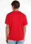Tommy Jeans Heren Rode T-shirt Korte Mouw Herfst Winter Red Heren - Thumbnail 4