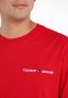 Tommy Jeans Heren Rode T-shirt Korte Mouw Herfst Winter Red Heren - Thumbnail 5
