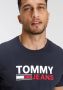 Tommy Jeans Tommy Hilfiger Jeans Men's T-shirt Blauw Heren - Thumbnail 5