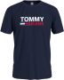 Tommy Jeans Tommy Hilfiger Jeans Men's T-shirt Blauw Heren - Thumbnail 5