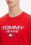 Tommy Jeans Tommy Hilfiger Jeans Men's T-shirt Rood Heren - Thumbnail 7