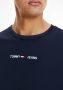 Tommy Jeans T-shirt met biologisch katoen en logo twilight navy - Thumbnail 12