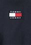 TOMMY JEANS Heren Polo's & T-shirts Tjm Tommy Badge Tee Donkerblauw - Thumbnail 10
