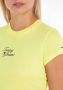 TOMMY JEANS T-shirt TJW BBY ESSENTIAL LOGO 1 SS trendy en stijlvol dames t-shirt met logoprint - Thumbnail 3