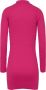 Tommy Jeans Roze Mini Jurk Tjw Collar Badge Sweater Dress - Thumbnail 14