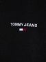 Tommy Jeans Geborduurde Logo Trui Rechte Pasvorm Black Heren - Thumbnail 6