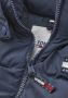 Tommy Jeans Donkerblauwe Gewatteerde Jas Outerwear Short Puff - Thumbnail 14
