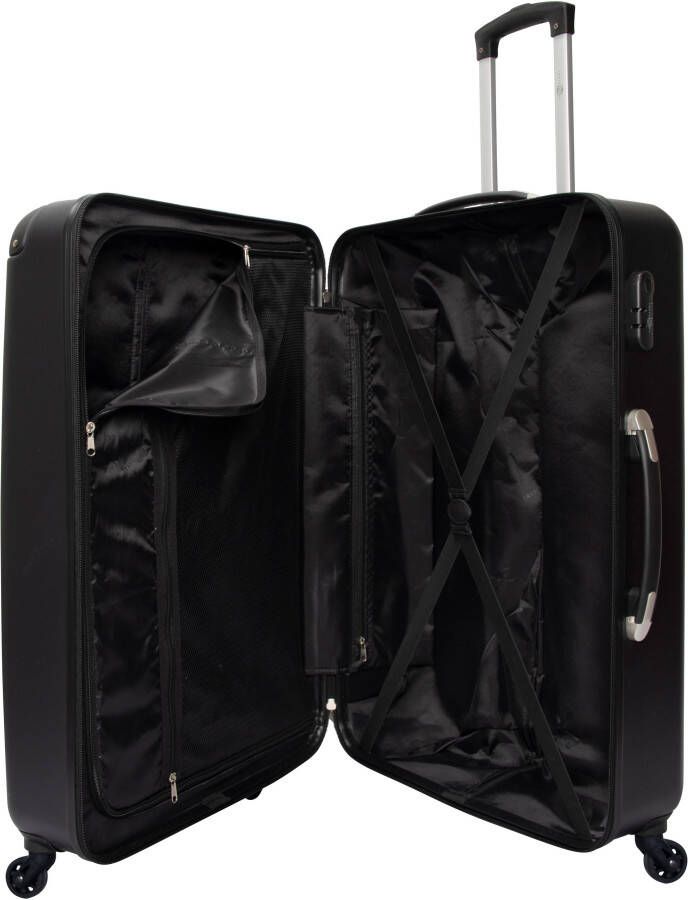 Travel Pal Trolleyset Austin Kofferset reisbagage harde koffer-trolley-set met cijferslot (3-delig)