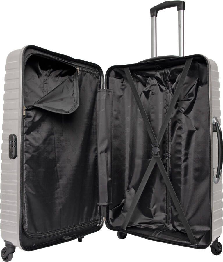Travel Pal Trolleyset Derry Kofferset reisbagage harde koffer-trolley-set met cijferslot (3-delig)