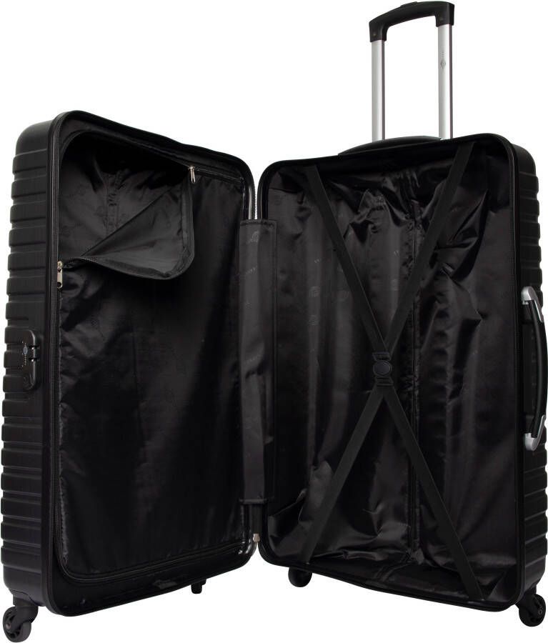 Travel Pal Trolleyset Derry Kofferset reisbagage harde koffer-trolley-set met cijferslot (3-delig)