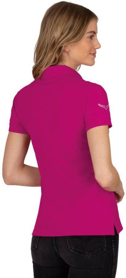 Trigema Poloshirt met kristallen (1-delig)
