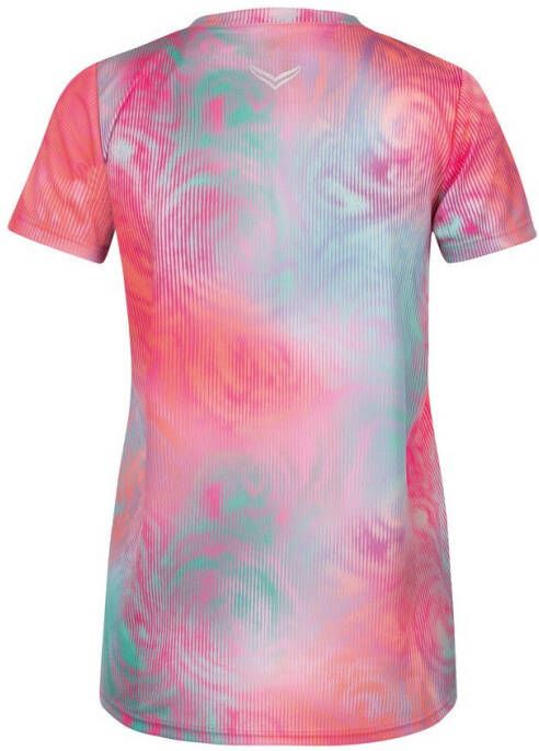 Trigema T-shirt ventilerend sportshirt met een modieuze print