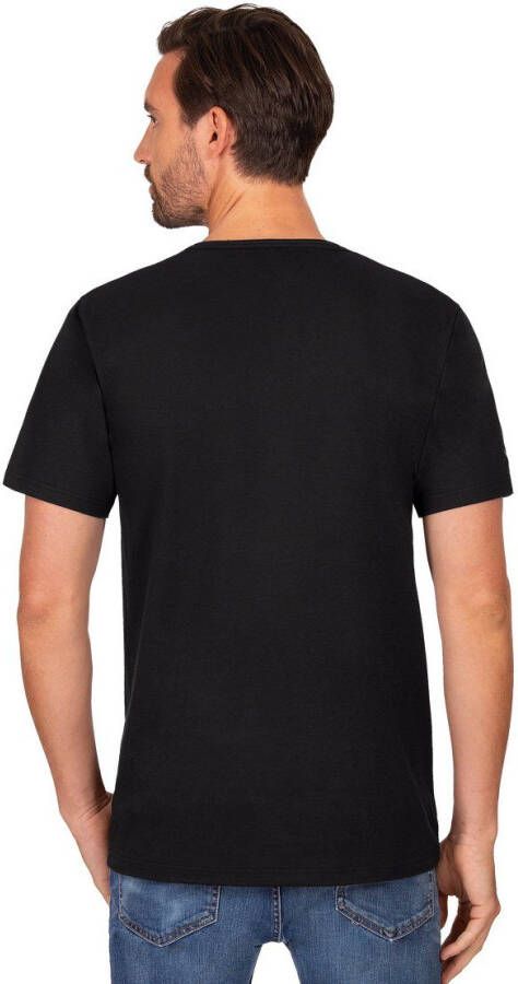 Trigema T-shirt V-shirt van 100% bio-katoen (kbA) (1-delig)