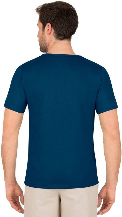 Trigema T-shirt V-shirt van 100% bio-katoen (kbA) (1-delig)