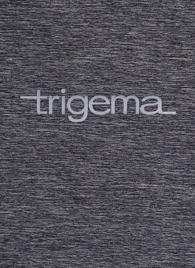 Trigema T-shirt functioneel shirt in mêlee-look (1-delig)