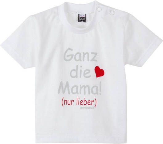 Trigema T-shirt mama's favoriet (1-delig)