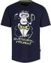 Trigema T-shirt met apenmotief en quote (1-delig) - Thumbnail 2