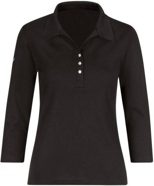 Trigema Poloshirt met kristallen (1-delig)