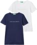 United Colors of Benetton T-shirt onze bestseller in een dubbelpak (set 2-delig 2) - Thumbnail 4