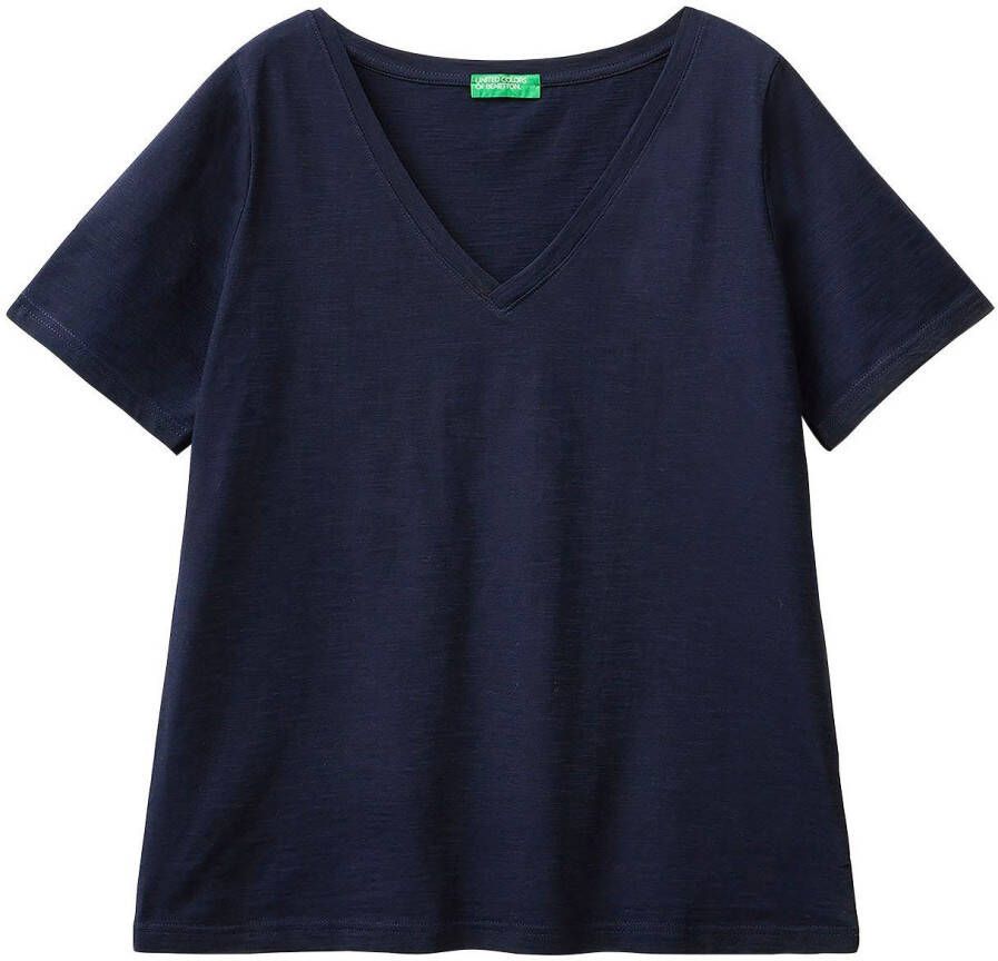 United Colors of Benetton T-shirt van jersey van flammégaren