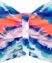 Venice Beach strapless bandeau bikinitop met all over print blauw roze - Thumbnail 5