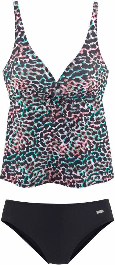 Venice Beach Beugeltankini met gedessineerde print