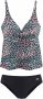 Venice Beach Beugeltankini met gedessineerde print - Thumbnail 2
