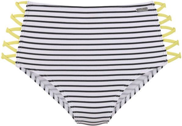 Venice Beach Highwaist-bikinibroekje CAMIE met gekruiste bandjes opzij