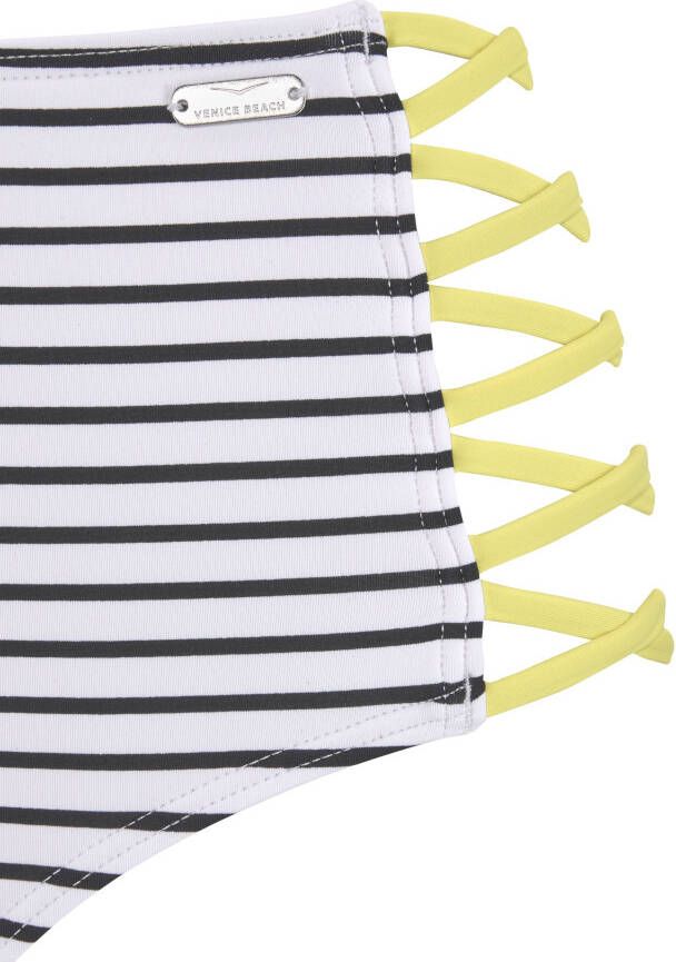 Venice Beach Highwaist-bikinibroekje CAMIE met gekruiste bandjes opzij