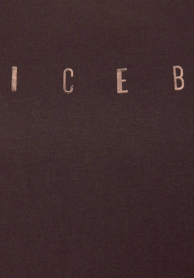 Venice Beach Shirt met korte mouwen t-shirt van katoen met glanzende logoprint