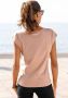 Venice Beach Shirt met korte mouwen t-shirt van katoen met glanzende logoprint - Thumbnail 3
