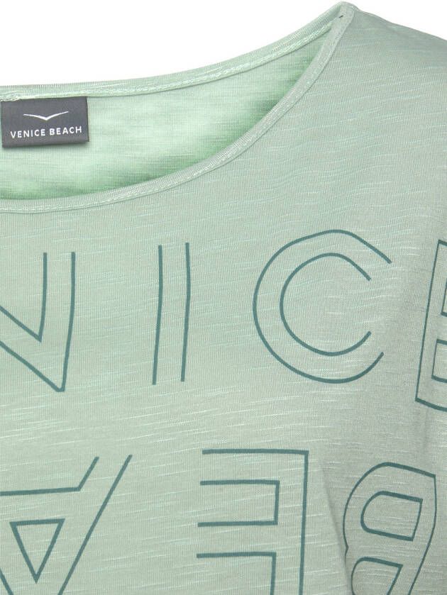 Venice Beach Shirt met ronde hals met logoprint t-shirt zomerse sportieve look