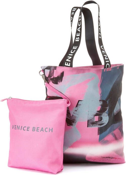 Venice Beach Shopper grote schoudertas met klein binnenvak en sportief design