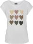 Venice Beach T-shirt met hartjes print katoenen shirt met korte mouwen basic - Thumbnail 2