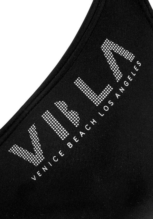 Venice Beach Triangelbikini met top in wikkel-look