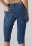 VERO MODA slim fit capri jeans VMJUNE dark blue denim - Thumbnail 2