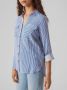 Vero Moda Regular fit overhemdblouse van pure viscose model 'BUMPY' - Thumbnail 3
