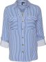 Vero Moda Regular fit overhemdblouse van pure viscose model 'BUMPY' - Thumbnail 5
