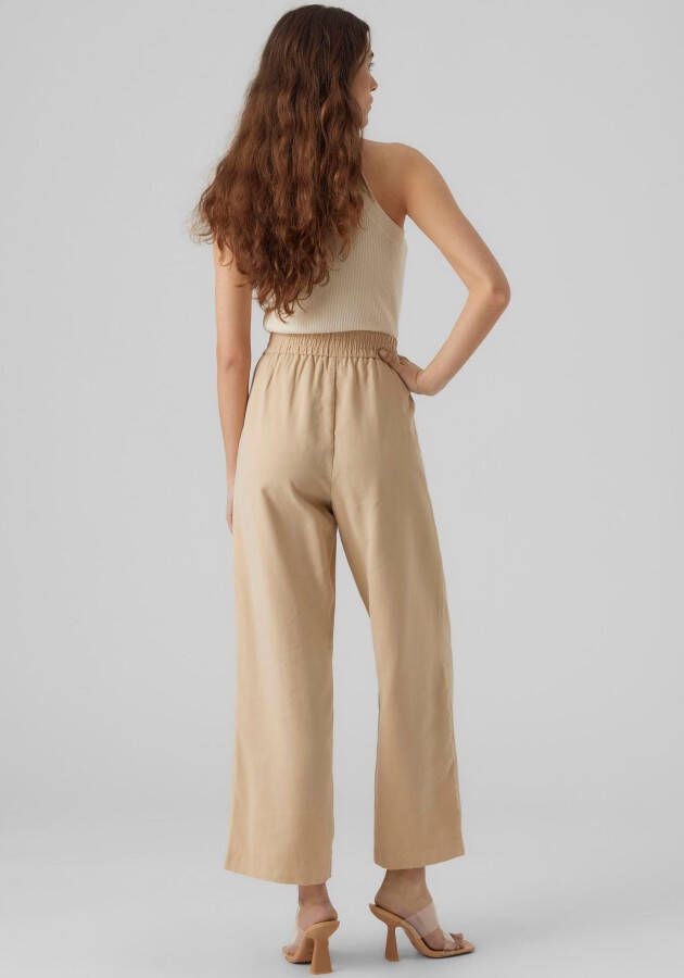 Vero Moda Comfortbroek VMCARMEN HW WIDE PULL-ON PANT NOOS