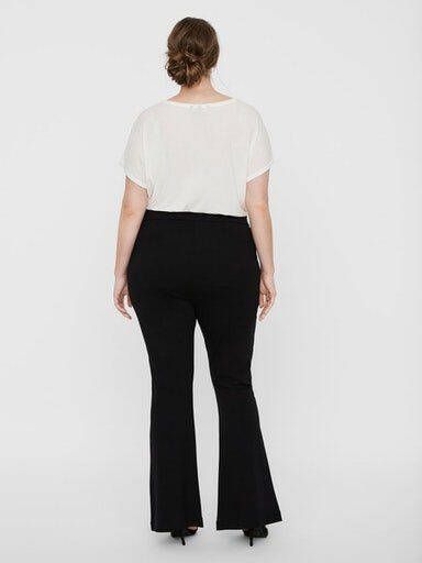 Vero Moda Curve Jerseybroek VMCKAMMA MW FLARED JERSEY PANT CUR NOOS