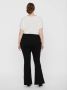 Vero Moda Curve Jerseybroek VMCKAMMA MW FLARED JERSEY PANT CUR NOOS - Thumbnail 3