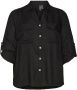 Vero Moda Curve Overhemdblouse VMBUMPY L S SHIRT NEW CURVE GA NOOS - Thumbnail 5