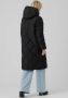 Vero Moda Lange Jas in Zwart | Freewear Zwart Black Dames - Thumbnail 3