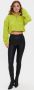 Vero Moda Imitatieleren broek VMSTORM HR PL CUT LEGGING - Thumbnail 4