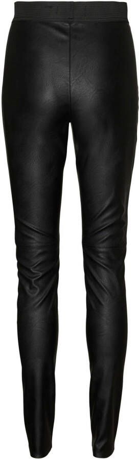Vero Moda Imitatieleren broek VMSTORM HR PL CUT LEGGING