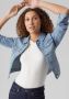 Vero Moda Outdoor Kort jeansjack met platte kraag model 'LUNA' - Thumbnail 5