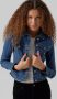 Vero Moda Outdoor Kort jeansjack met platte kraag model 'LUNA' - Thumbnail 6