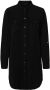 Vero moda soepele zwarte lyocell blouse jurk drukknopen - Thumbnail 5